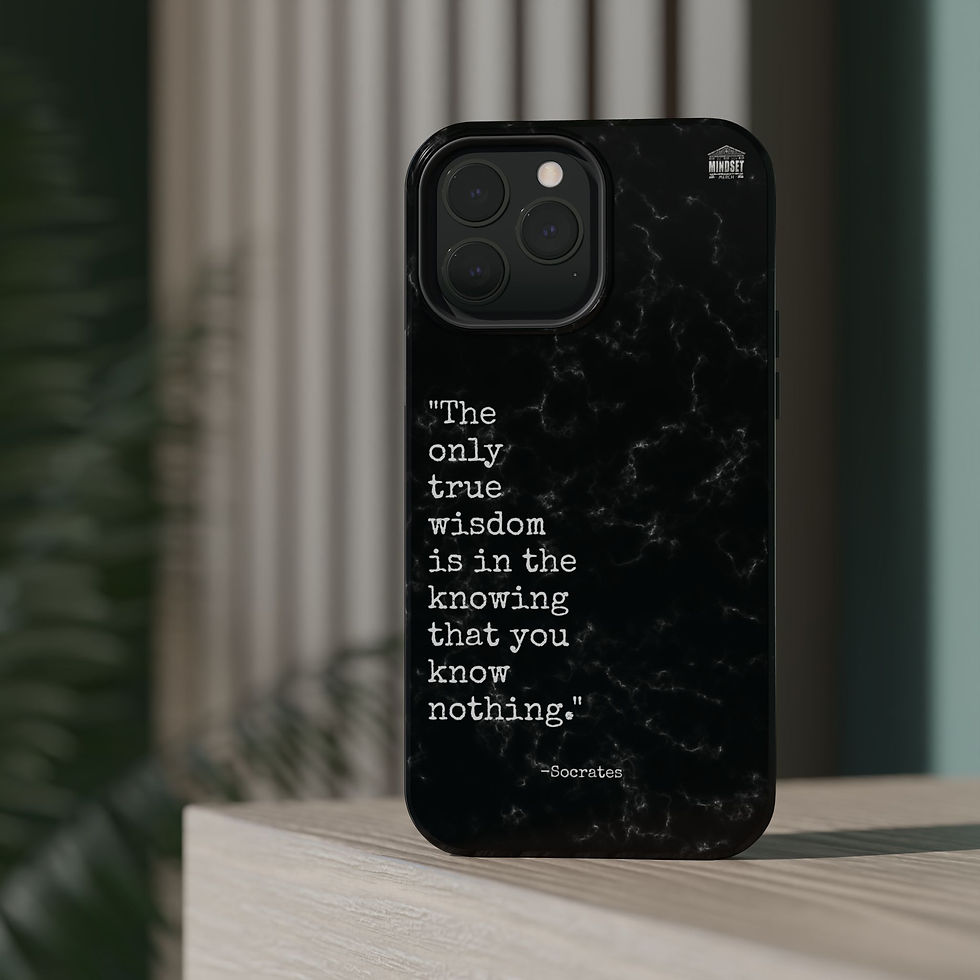 Thumbnail: Black Marble Socrates MagSafe Case