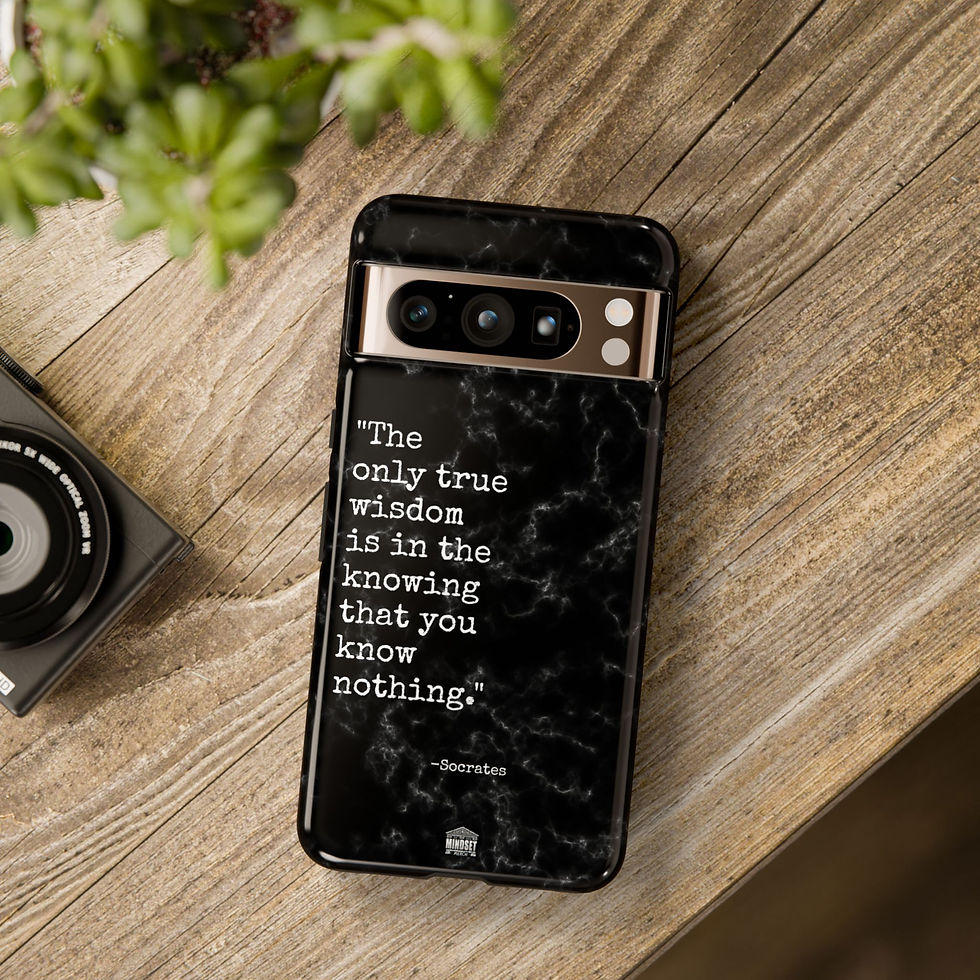 Thumbnail: Black Marble Socrates Google Pixel Case