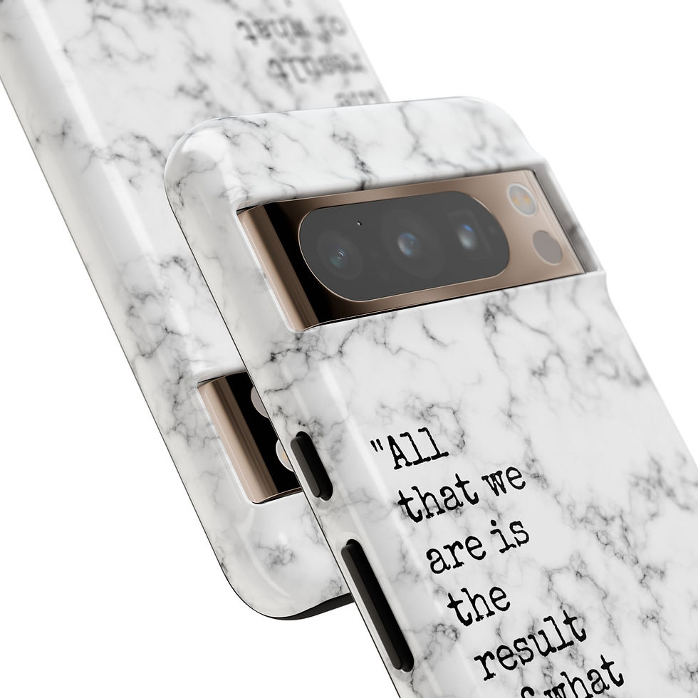 Thumbnail: White Marble Buddha Google Pixel Case