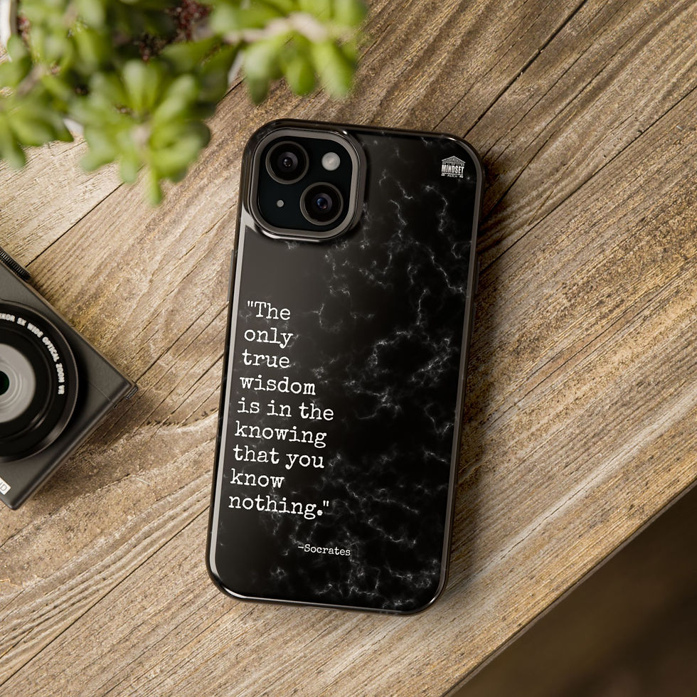 Thumbnail: Black Marble Socrates MagSafe Case