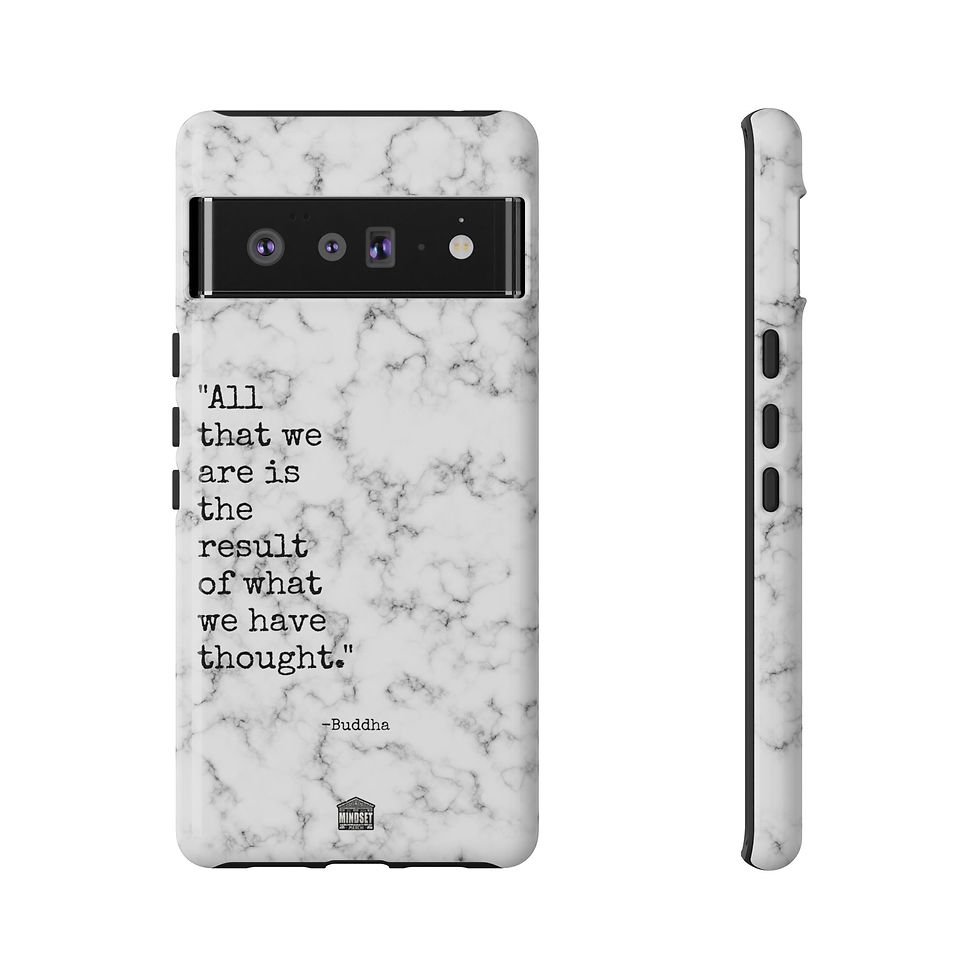 Thumbnail: White Marble Buddha Google Pixel Case