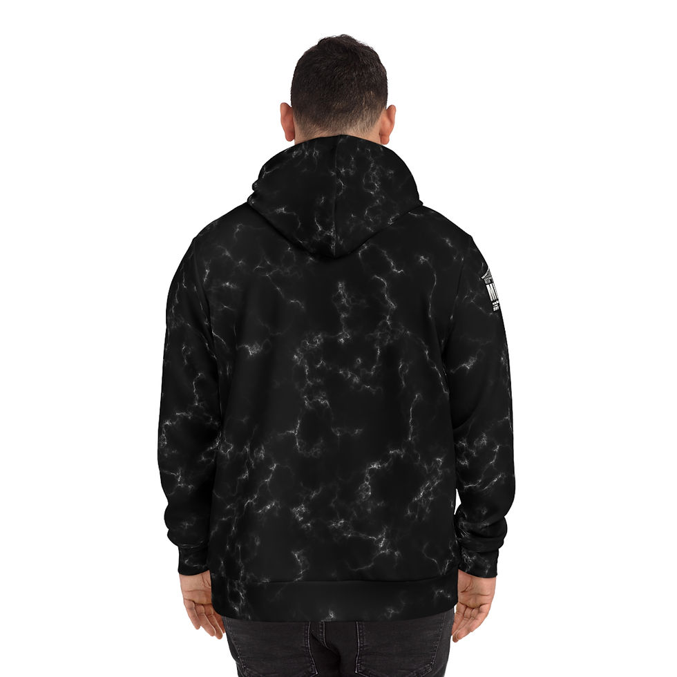 Thumbnail: Black Marble Buddha Hoodie