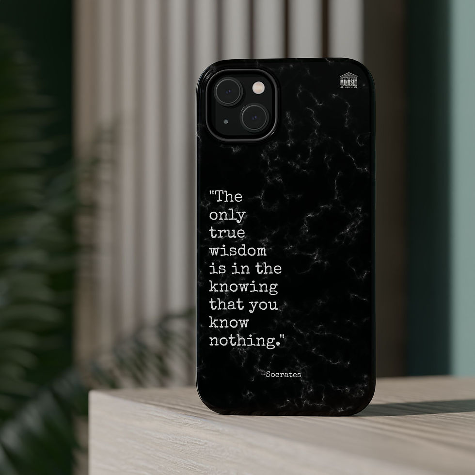 Thumbnail: Black Marble Socrates MagSafe Case