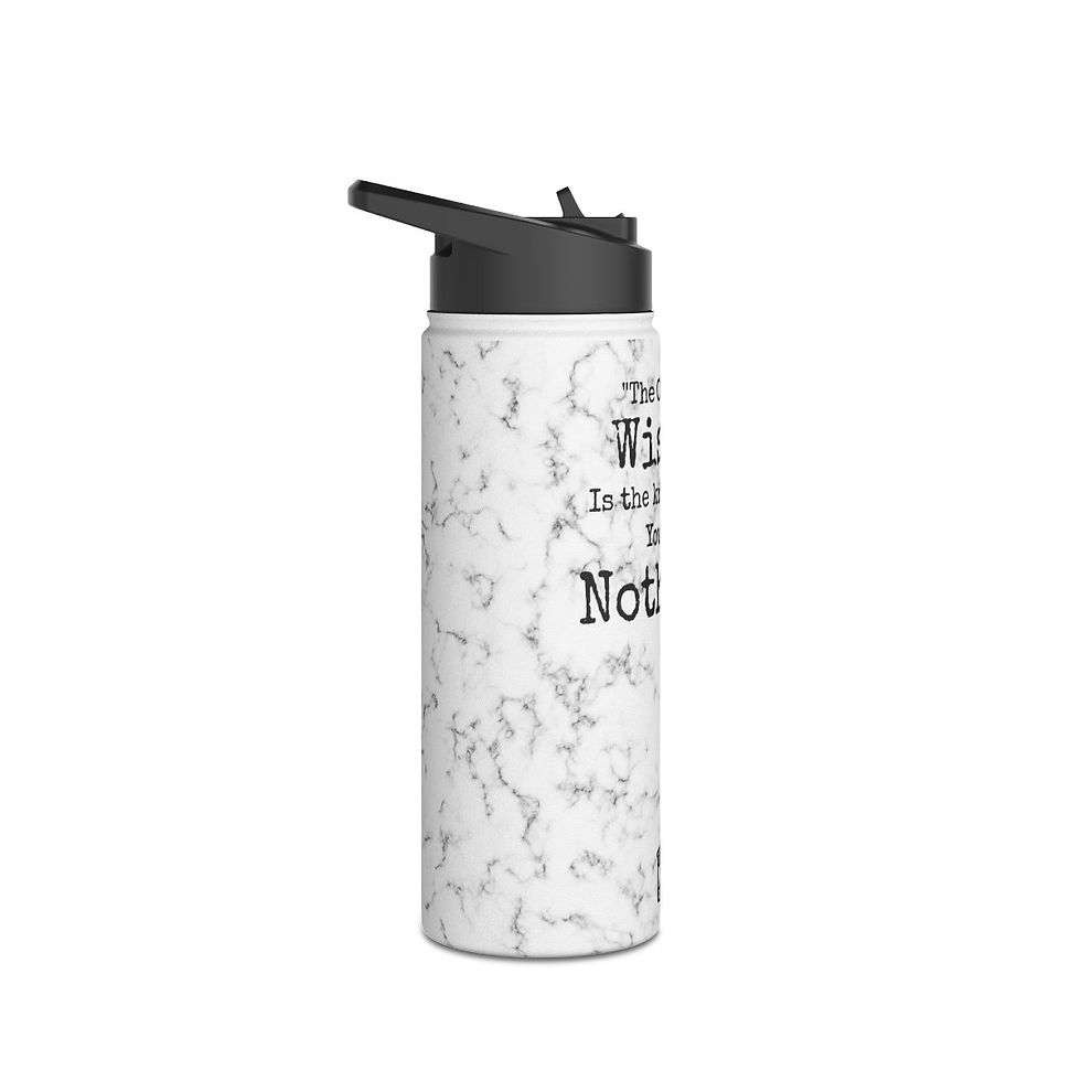 Thumbnail: White Marble Socrates Water Bottle