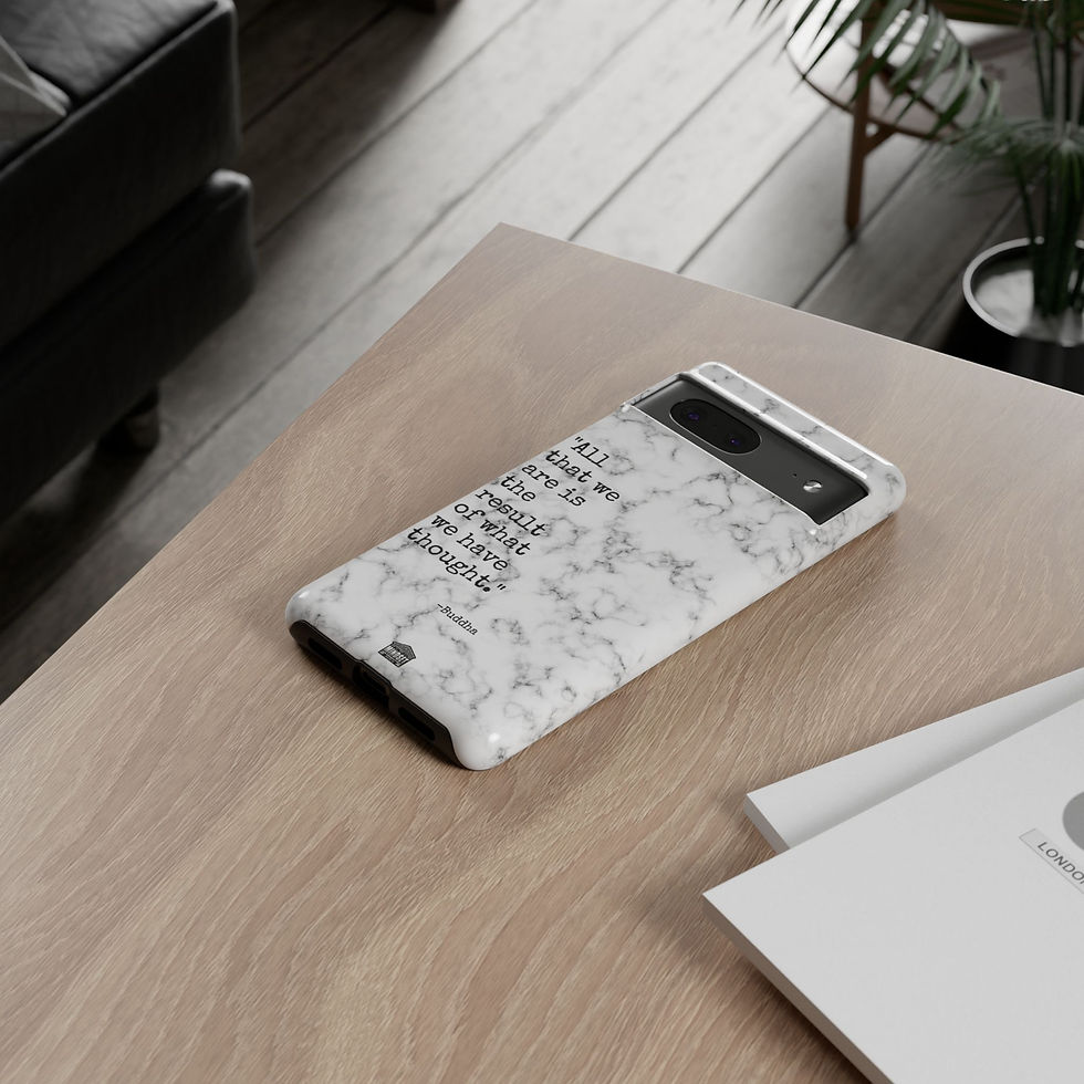 Thumbnail: White Marble Buddha Google Pixel Case