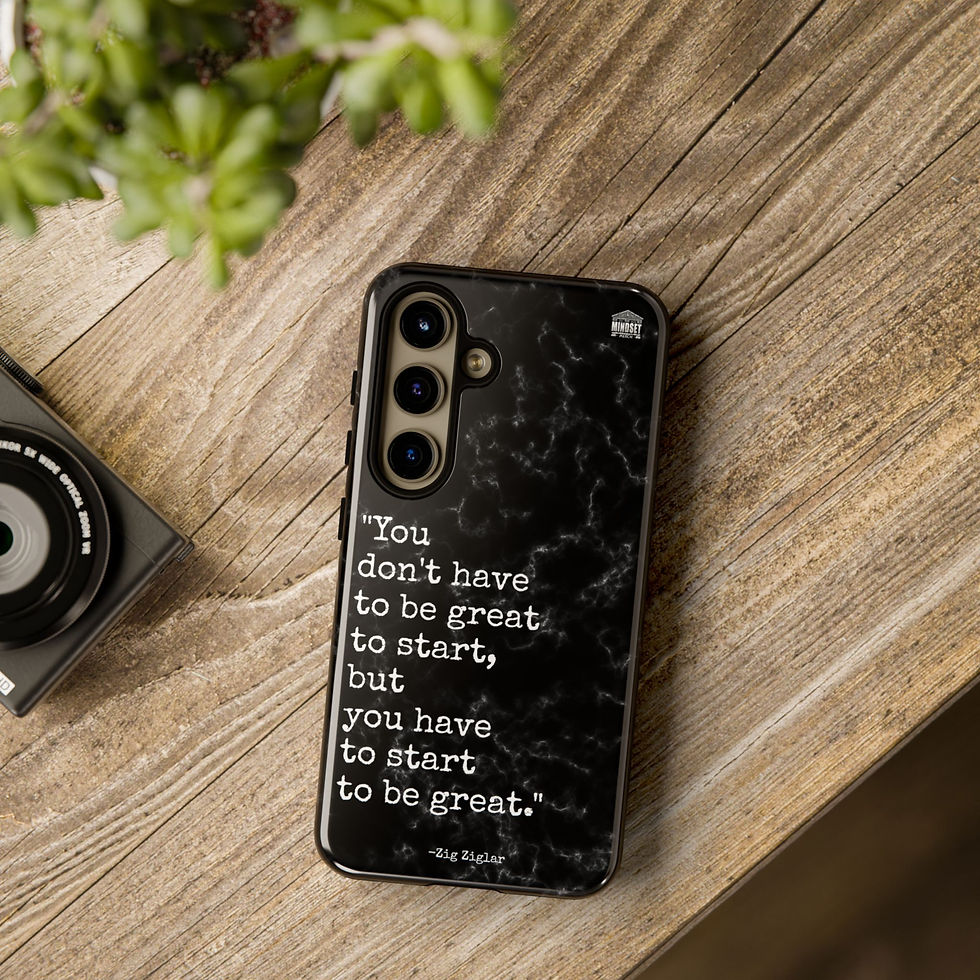 Thumbnail: Black Marble Ziglar Galaxy Case