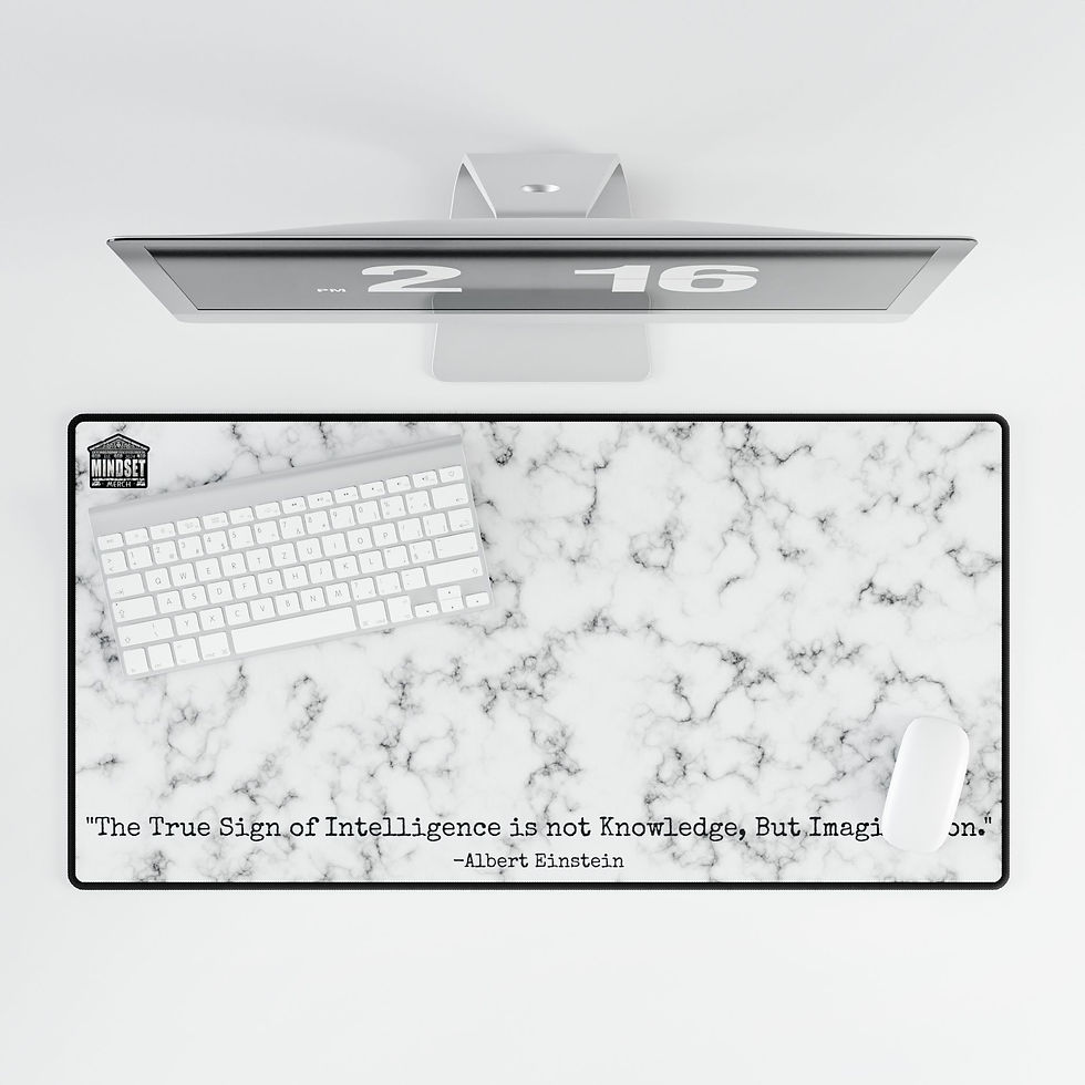 Thumbnail: White Marble XL Mousepad