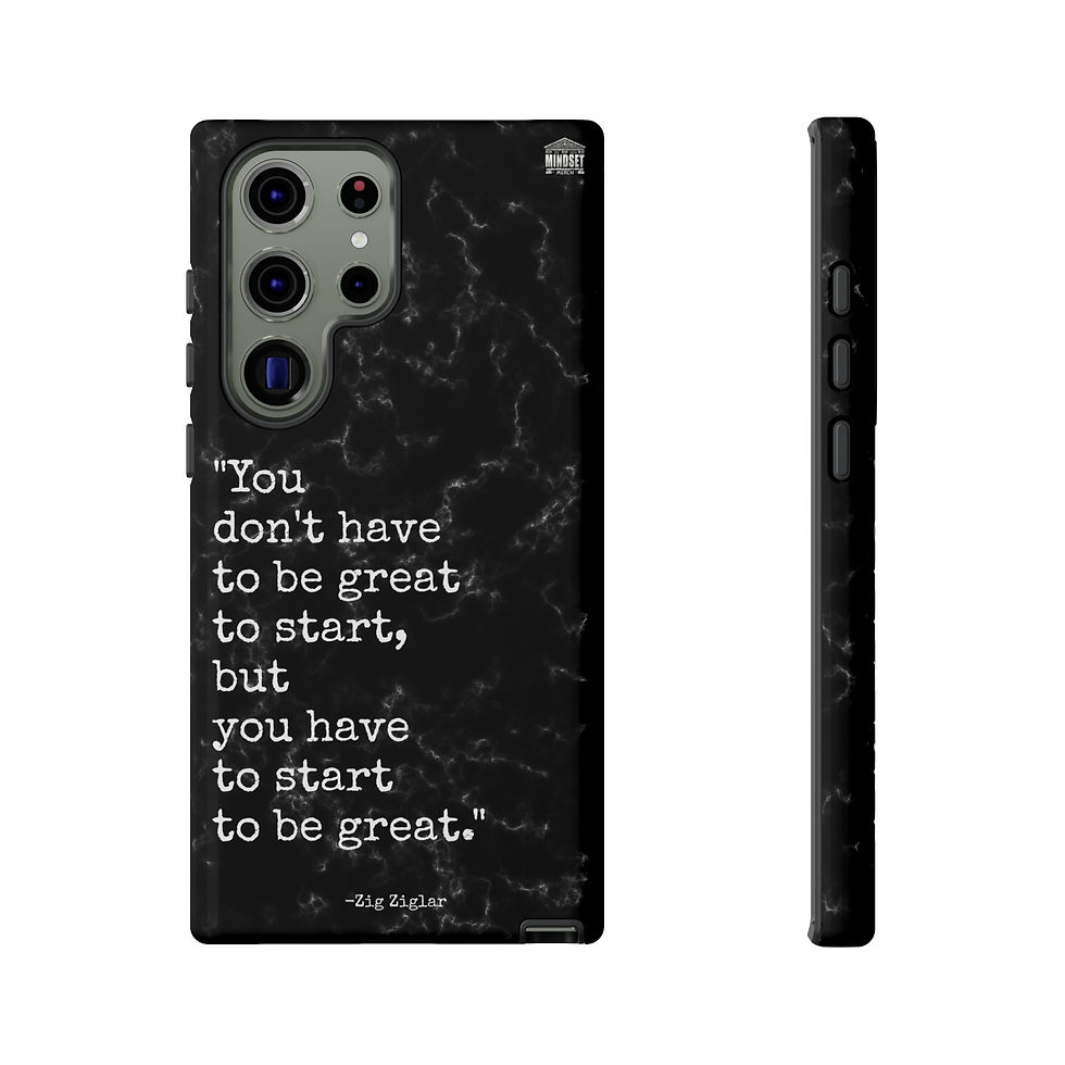 Thumbnail: Black Marble Ziglar Galaxy Case