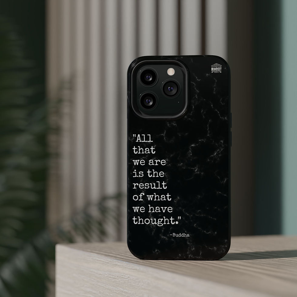 Thumbnail: Black Marble Buddha MagSafe Case