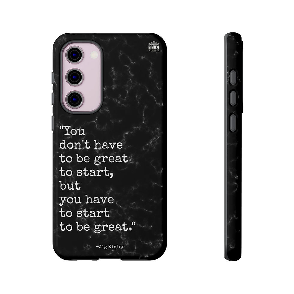 Thumbnail: Black Marble Ziglar Galaxy Case