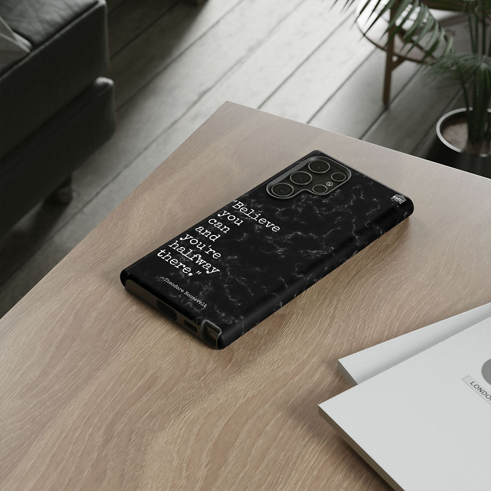 Thumbnail: Black Marble Roosevelt Galaxy Case