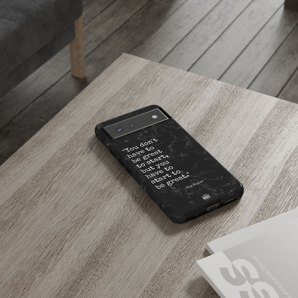 Thumbnail: Black Marble Ziglar Google Pixel Case