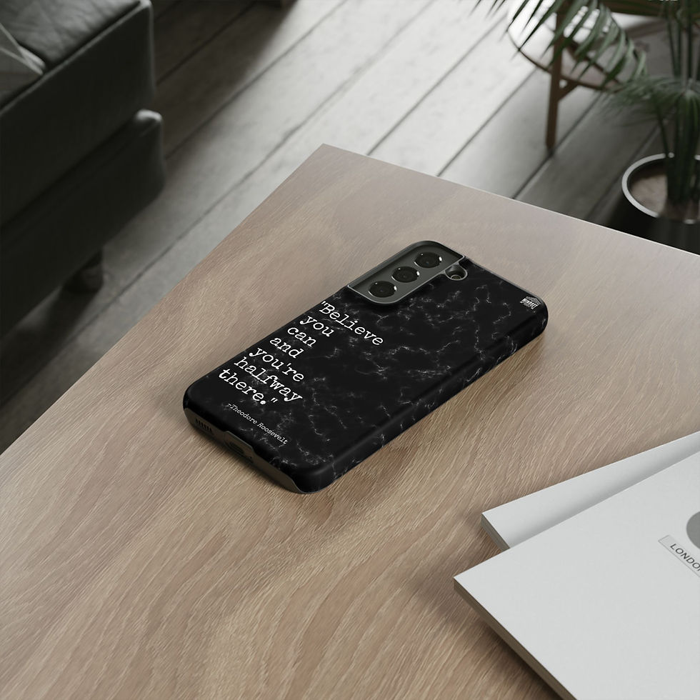 Thumbnail: Black Marble Roosevelt Galaxy Case