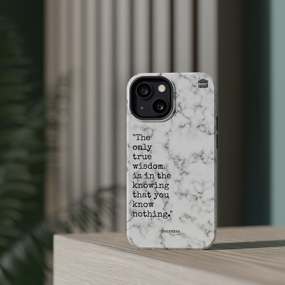 Thumbnail: White Marble Socrates MagSafe Case
