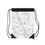 Thumbnail: White Marble Drawstring Bag