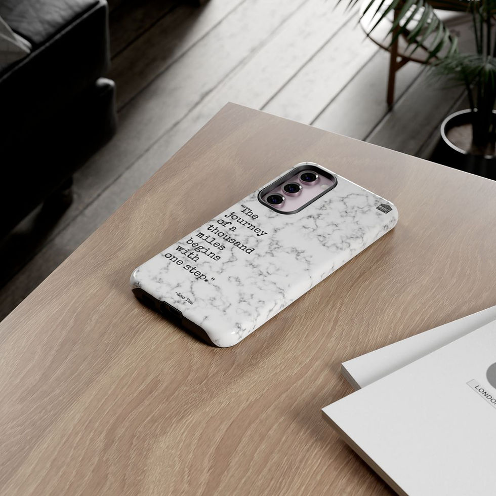Thumbnail: White Marble Lao Tzu Galaxy Case