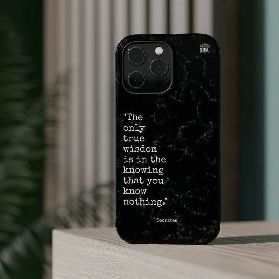 Thumbnail: Black Marble Socrates MagSafe Case