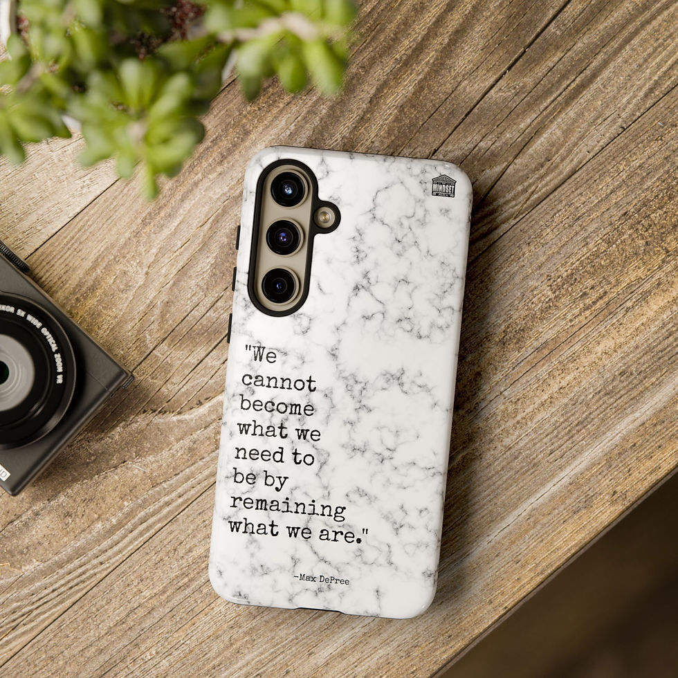 Thumbnail: White Marble DePree Galaxy Case