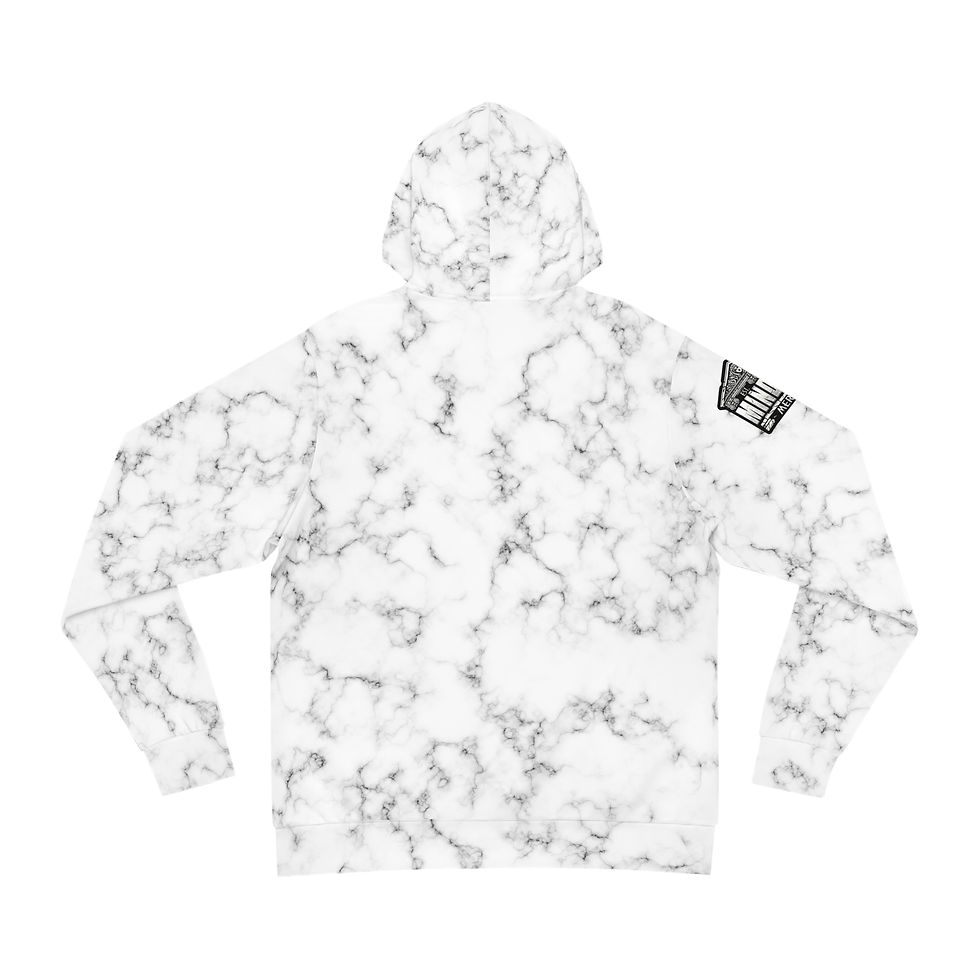 Thumbnail: White Marble Buddha Hoodie