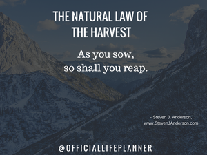 Natural Law of the Harvest