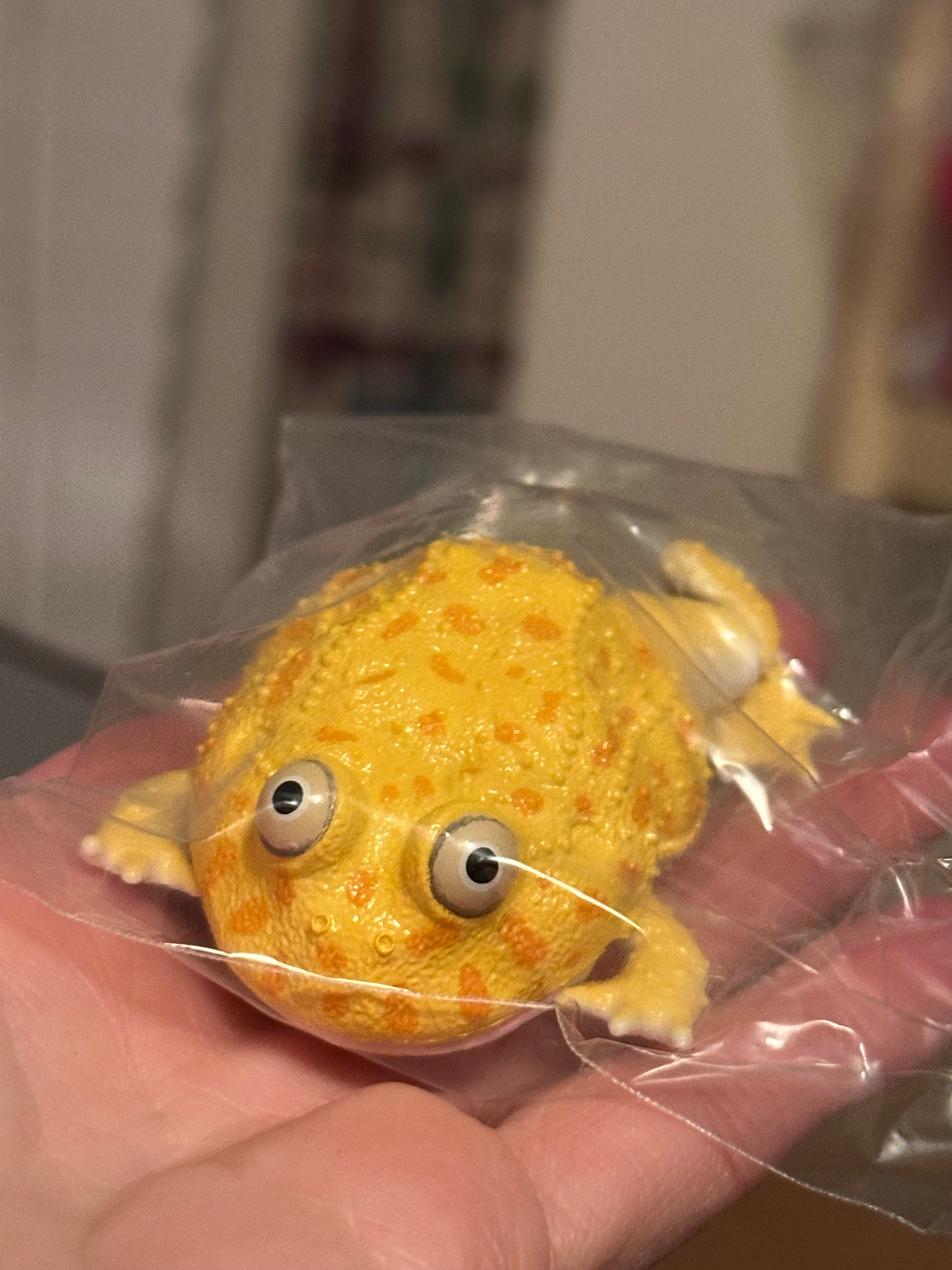 Budgett’s Frog Albino Capsule Toy Gachapon FROM JAPAN!