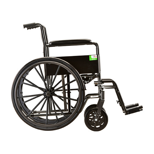 Thumbnail: Wheelchair With Fixed Arms & Footrests