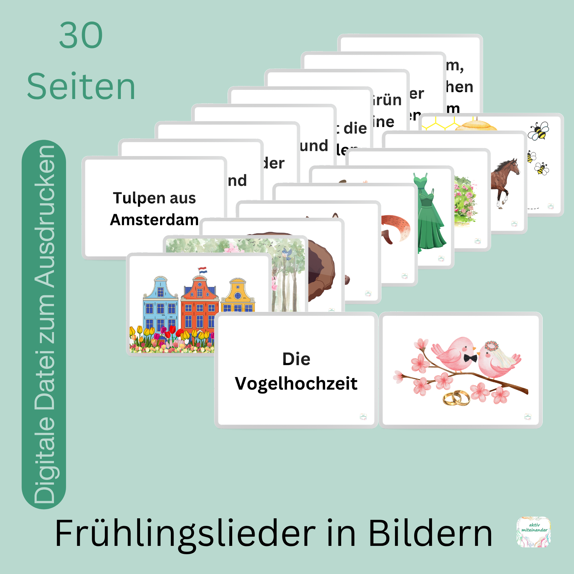 Frühlingslieder in Bildern