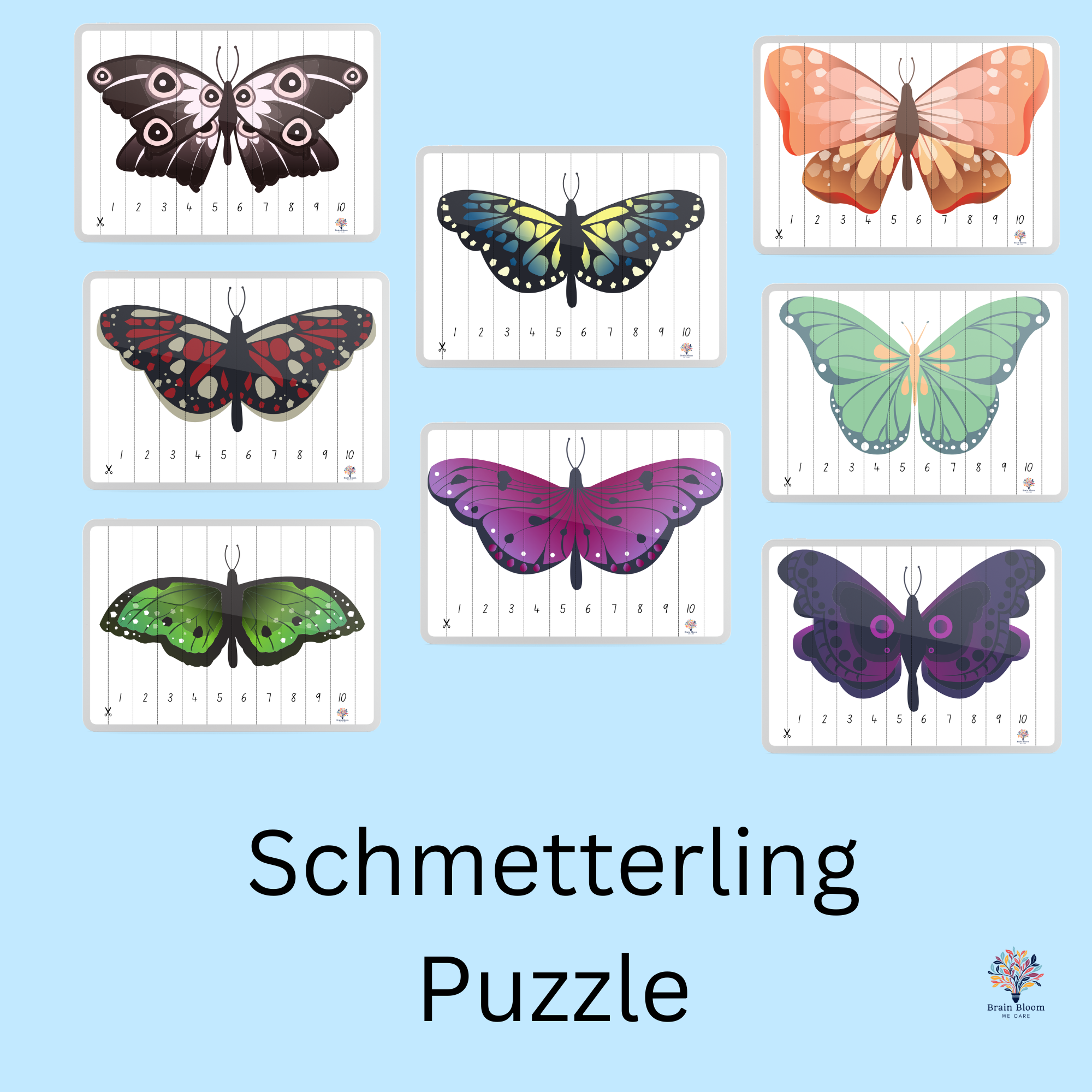 Puzzle Schmetterlinge