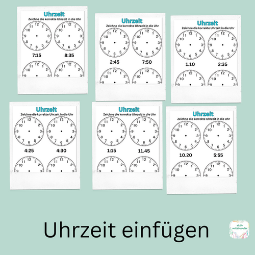 Uhrzeit einfügen
