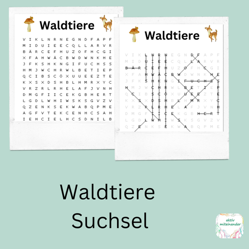 Waldtiere Suchsel