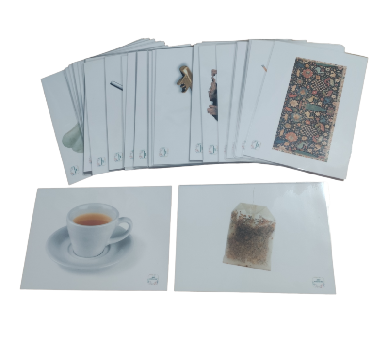 Laminierte A5 Bilder mit verschiedenen Motiven