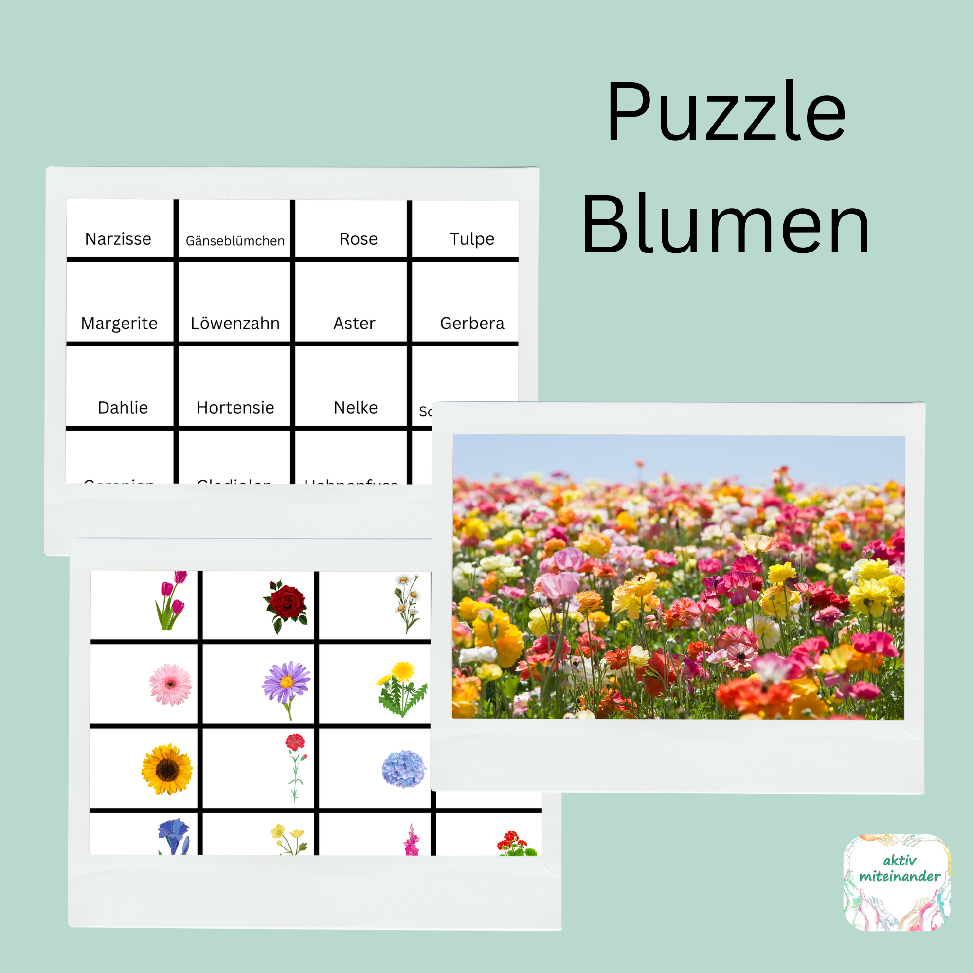 Puzzle Blumen