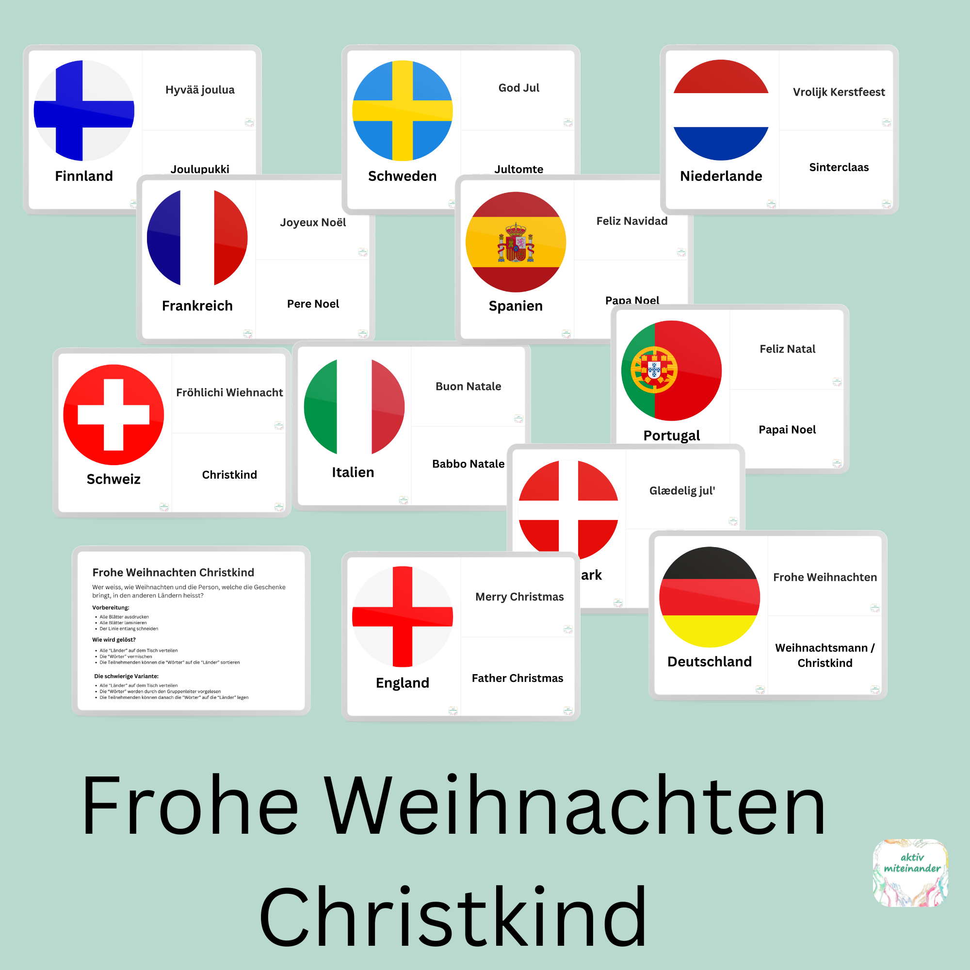 Frohe Weihnachten Christkind