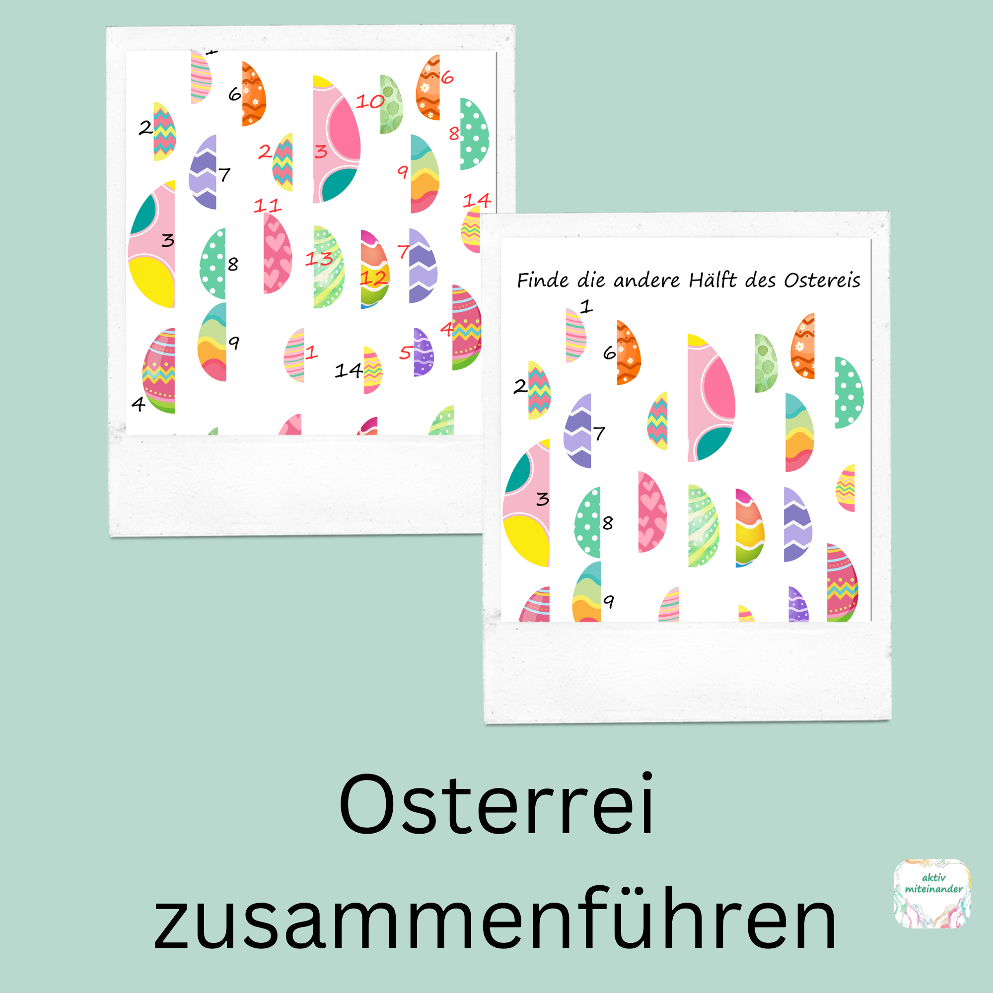 Osterei zusammenführen