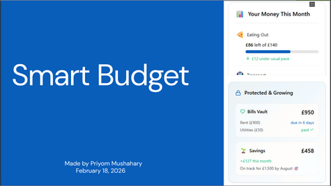 Fintech Product - Smart Budget