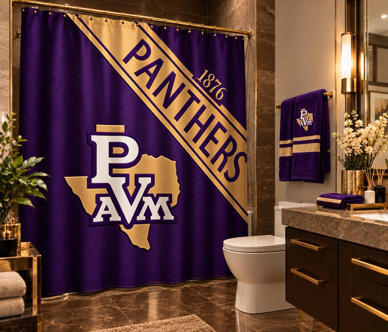 PVAMU Shower Curtain