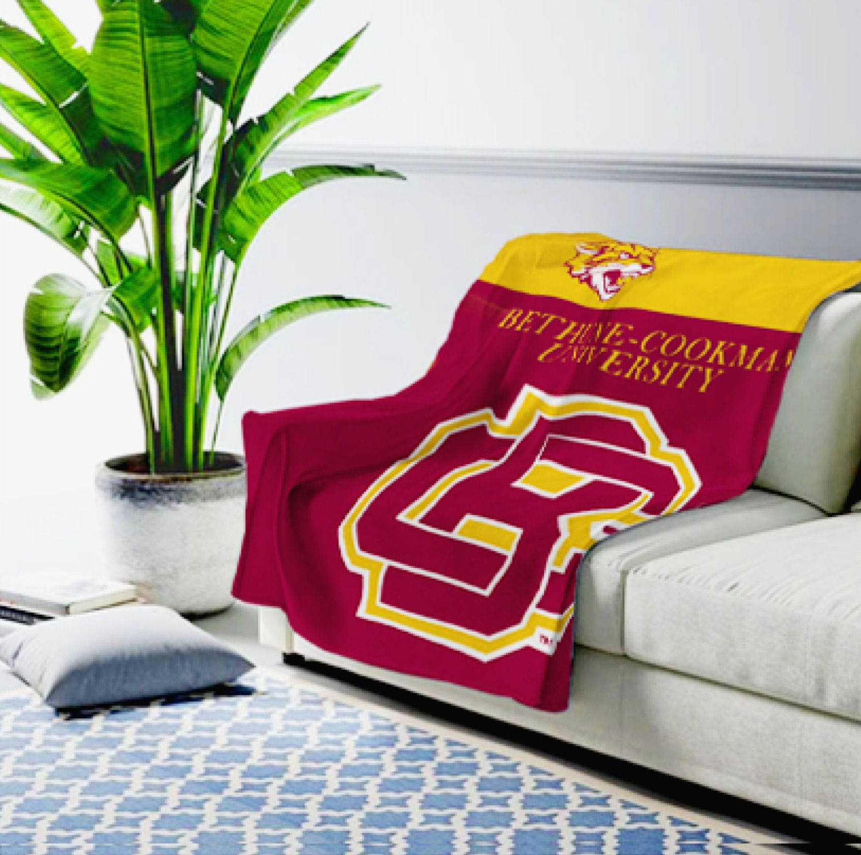 Bethune-Cookman Throw Blanket