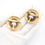 Thumbnail: CAROLEE vintage coin shape clip on earrings