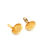 Thumbnail: Vintage clip on earrings with faux pearl cabochon
