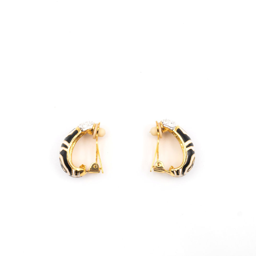 Thumbnail: JOAN RIVERS vintage clip on earrings