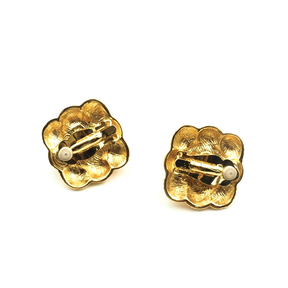 Thumbnail: JOAN RIVERS vintage clip on earrings