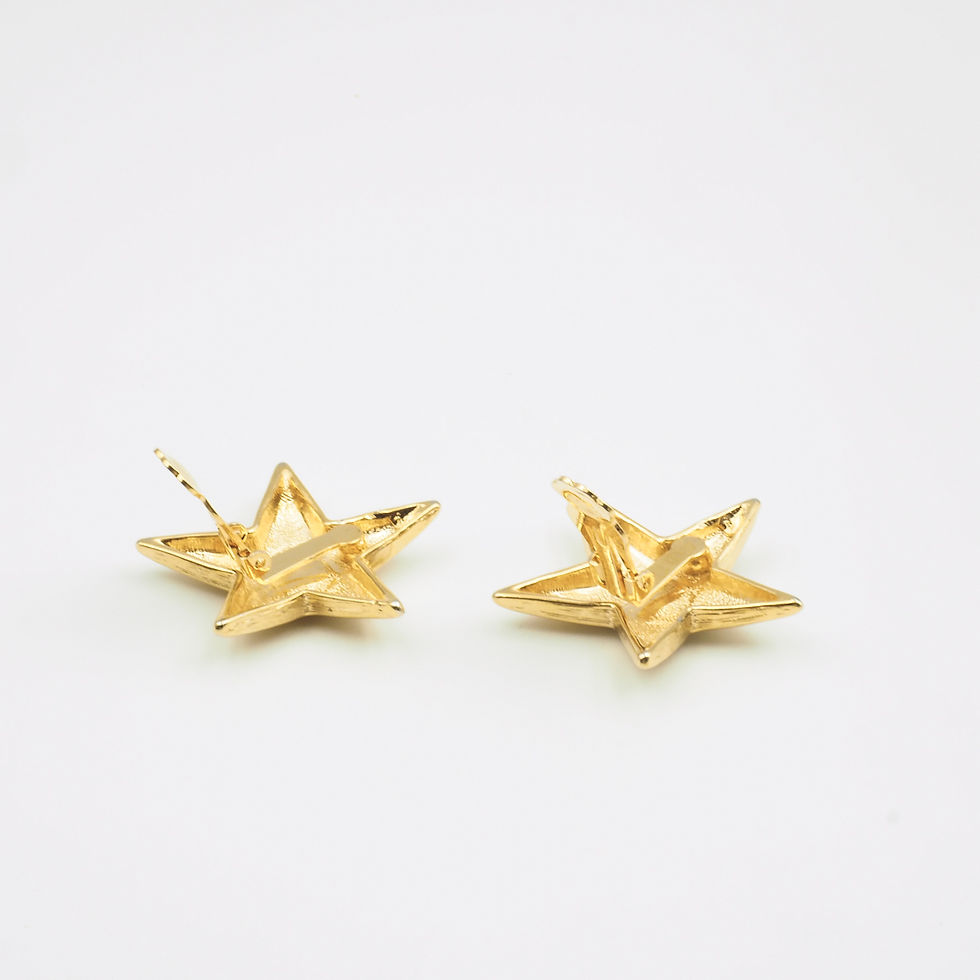 Thumbnail: Shining stars clip on earrings