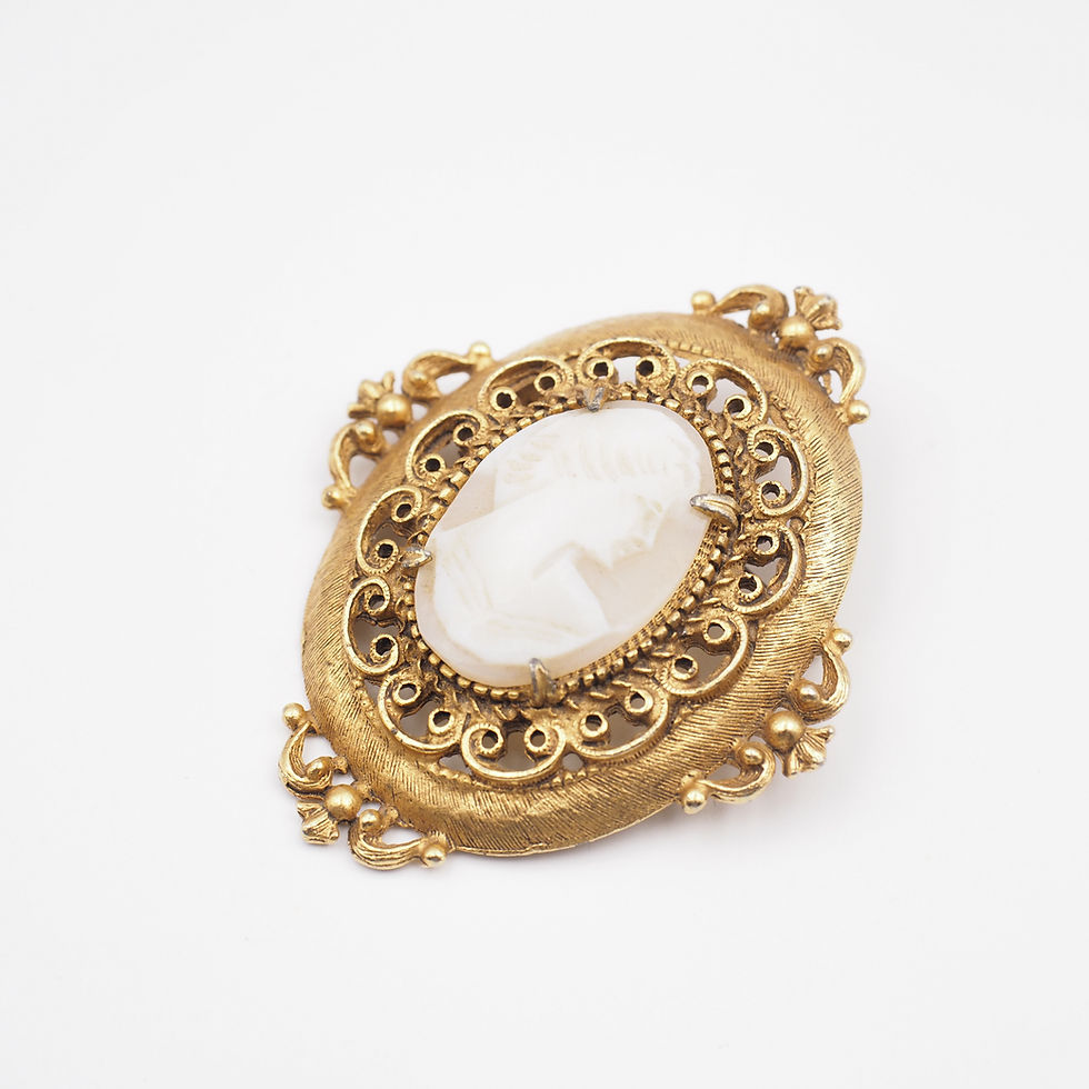 Thumbnail: FLORENZA vintage pin brooch