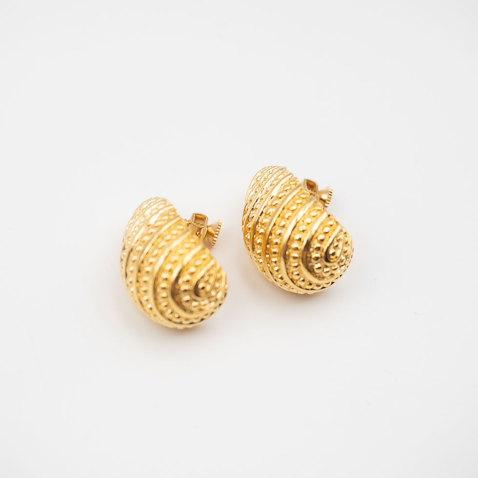 Thumbnail: NAPIER vintage clip on earrings