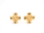 Thumbnail: CAROLEE vintage maltese cross shape clip on earrings