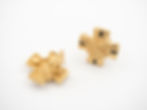 Thumbnail: CAROLEE vintage maltese cross shape clip on earrings