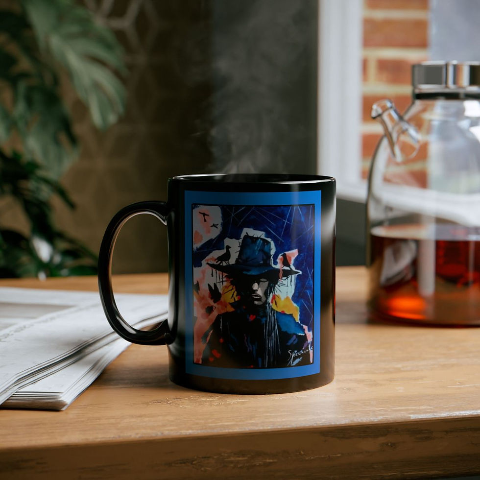Thumbnail: The Scarecrow - Black Mug (11oz, 15oz)