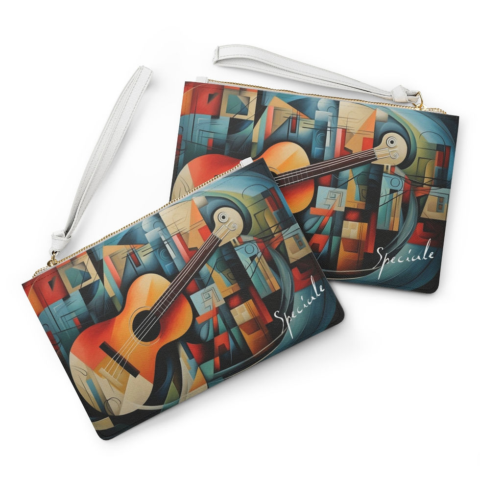 Thumbnail: The Music Collection - "Harmonic Abstractions: Cubist Crescendo" - Clutch Bag