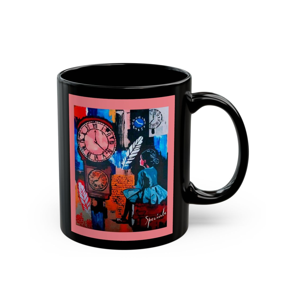 Somewhere in Time - Black Mug (11oz, 15oz)