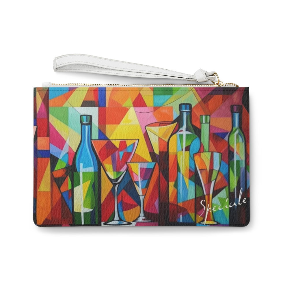 Thumbnail: The Cocktail Collection - "Cubist Drinks" - Clutch Purse